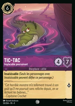 Tic-Tac - Implacable poursuivant 50/205 Fabuleux