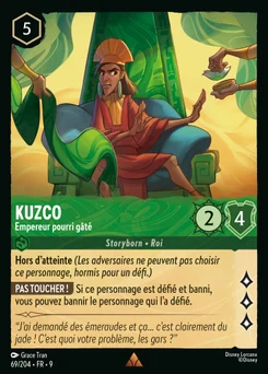 Kuzco - Empereur pourri gâté 69/205 Fabuleux