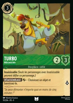 Turbo - Mécanicien 91/205 Fabuleux