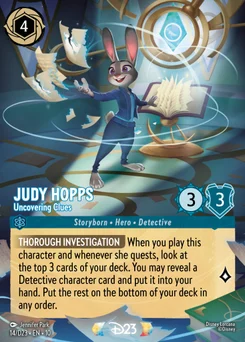 Judy Hopps - Uncovering Clues 14/16 D23