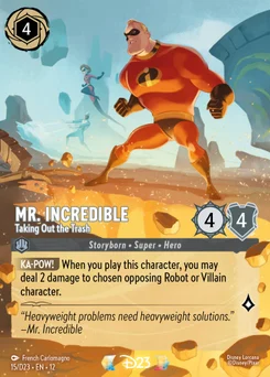 Mr. Incredible - Taking Out the Trash 15/16 D23