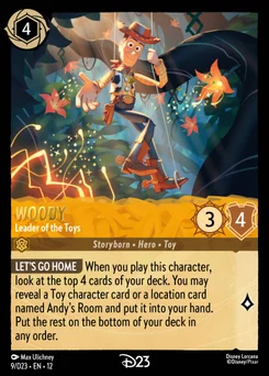 Woody - Leader of the Toys 9/16 D23