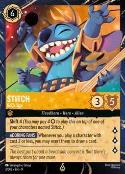 Stitch - Rock Star 3/7 Promos DIS