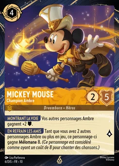 Mickey Mouse - Champion Ambre 6/7 Promos DIS