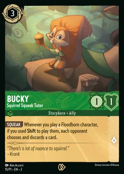 Bucky - Squirrel Squeak Tutor 15/39 Promos 1