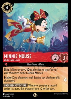 Minnie Mouse - Wide-Eyed Diver 16/39 Promos 1
