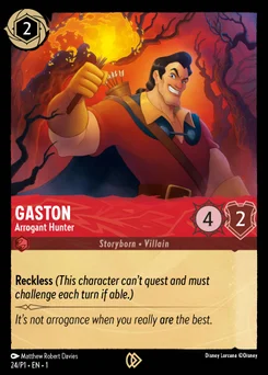 Gaston - Arrogant Hunter 24/39 Promos 1