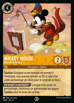 Mickey Mouse - Chef de la fanfare 34/39 Promos 1