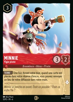 Minnie - Vigie pirate 12/34 Promos 2
