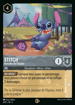 Stitch - Outsider de l'équipe 6/34 Promos 2