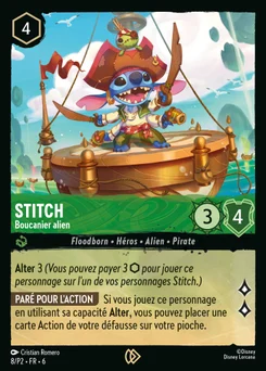 Stitch - Boucanier alien 8/34 Promos 2