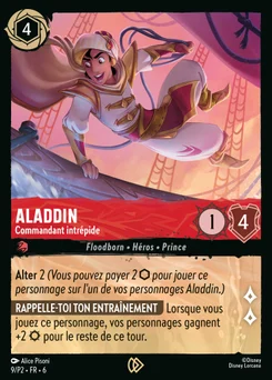 Aladdin - Commandant intrépide 9/34 Promos 2