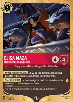 Elisa Maza - Transformée en gargouille 30/59 Promos 3