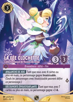 La Fée Clochette - Collectionneuse de flocons de neige 33/59 Promos 3