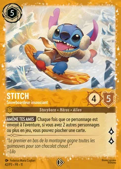 Stitch - Snowboardeur insouciant 42/59 Promos 3