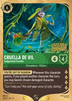 Cruella De Vil - Judgmental Traveler 45/59 Promos 3
