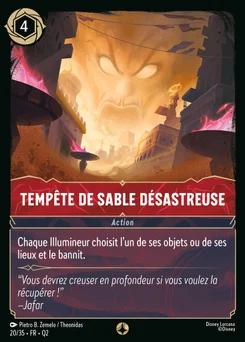 Tempête de sable désastreuse 20/35 Quête des Illumineurs: Vol au palais